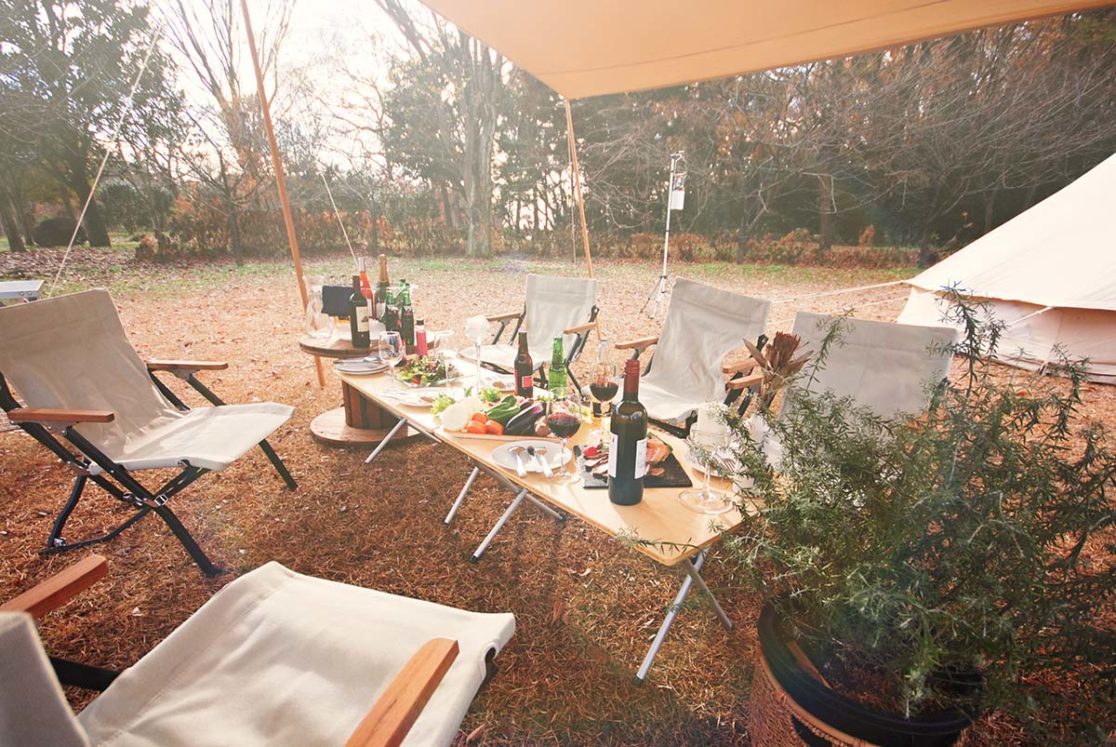 農村グランピング