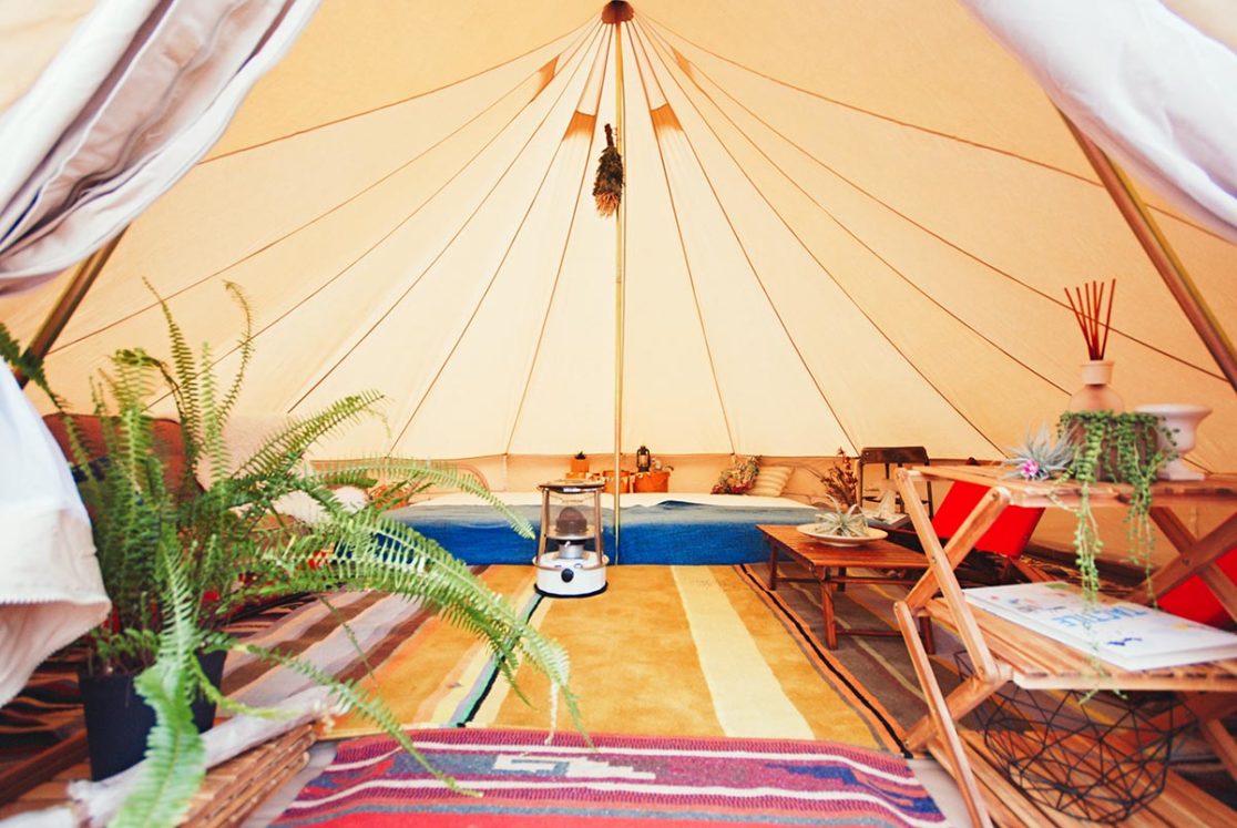 農村グランピング